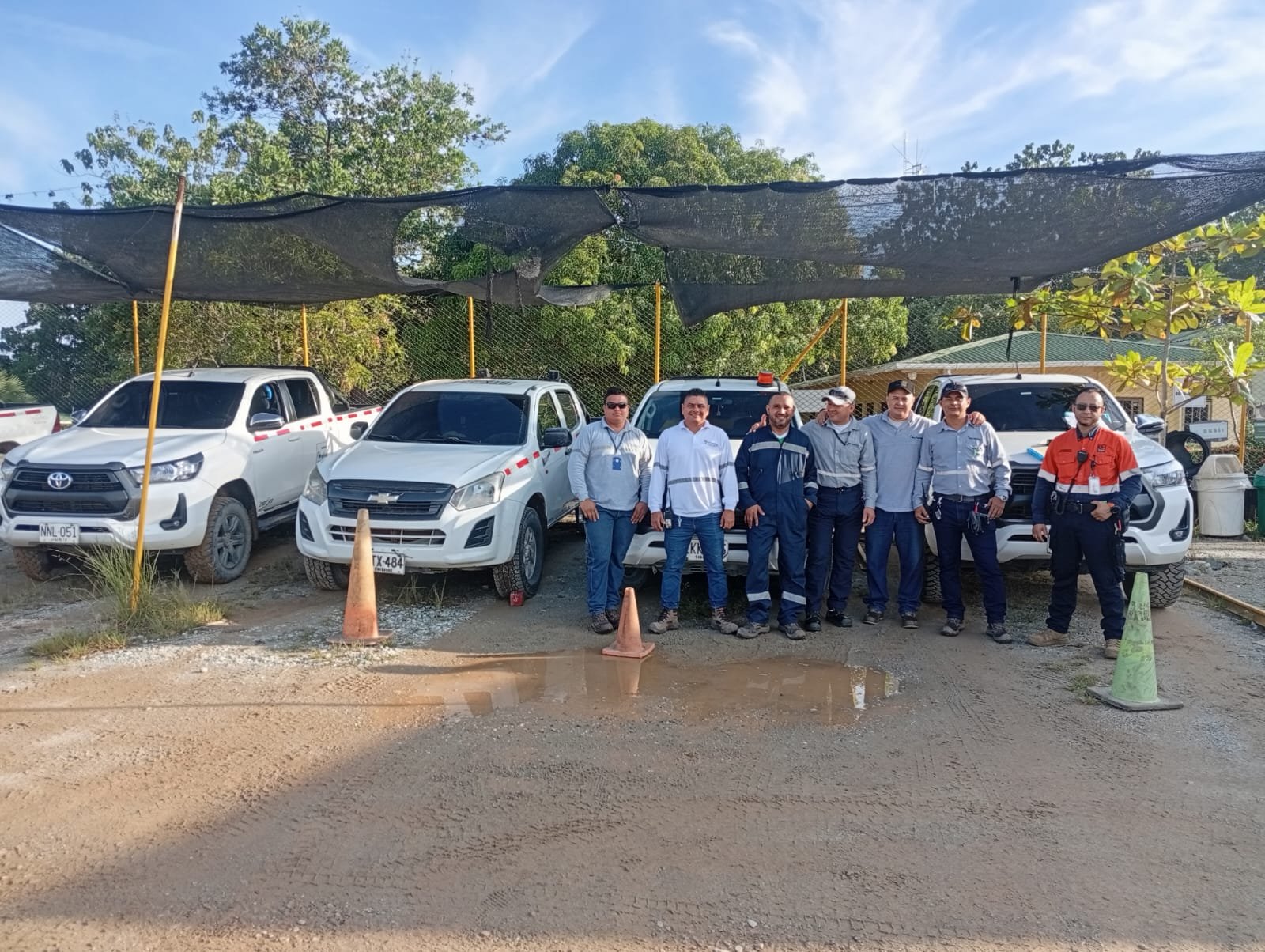 Camioneta 4x4 para operaciones industriales